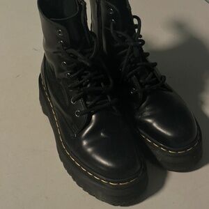 Dr. Martens, Jadon smooth leather platforms